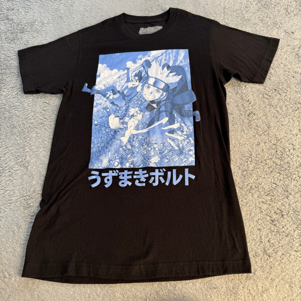 Ripple Junction Unisex Boruto Naruto Next Generations T Shirt Small Black Cotton